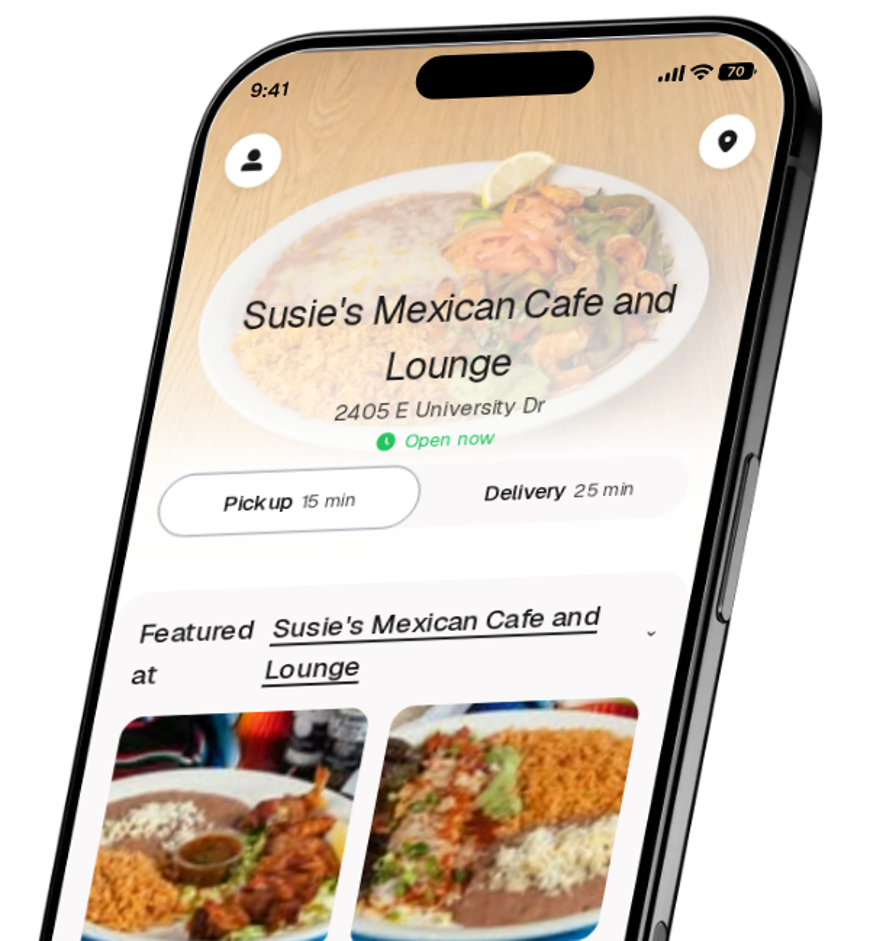 Susie's Mexican Cafe and Lounge app preview