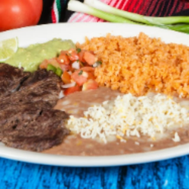 Marinated & Grilled Beef.